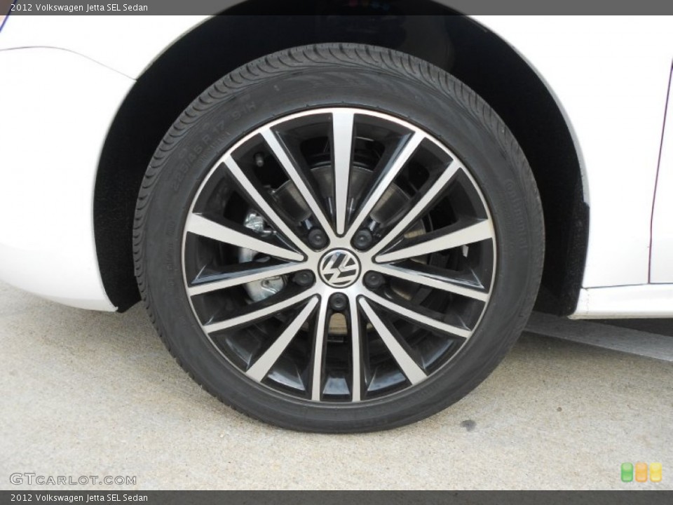 2012 Volkswagen Jetta SEL Sedan Wheel and Tire Photo #62060836