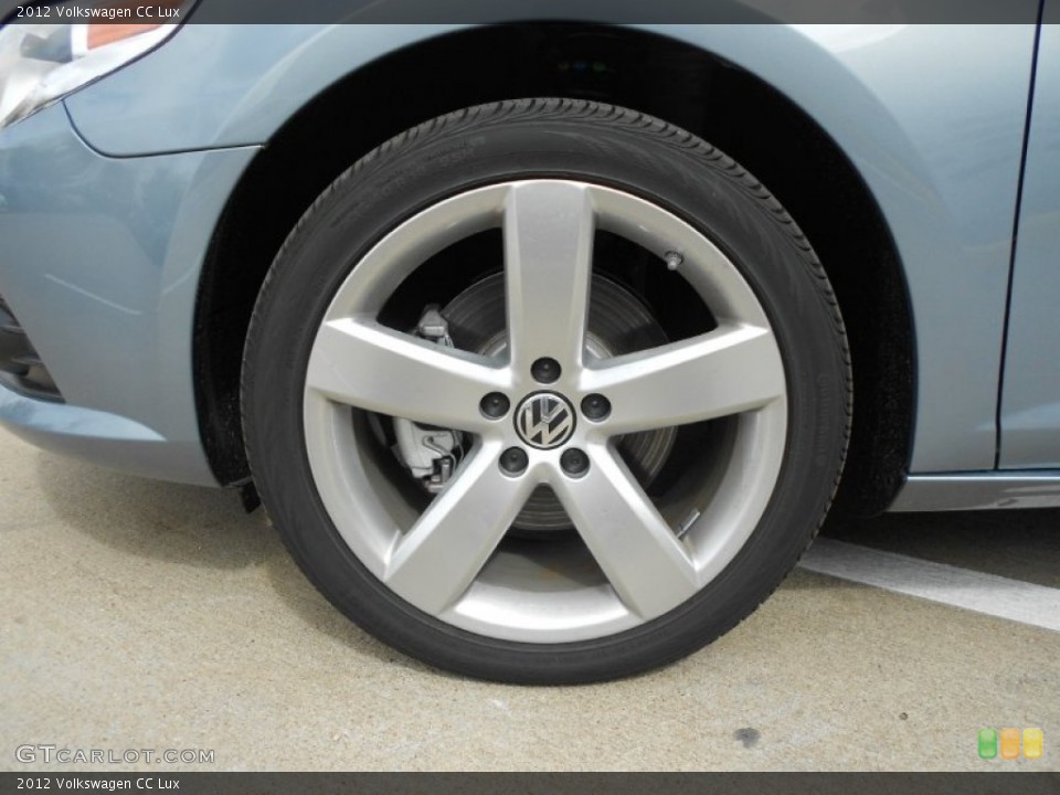 2012 Volkswagen CC Lux Wheel and Tire Photo #62061126