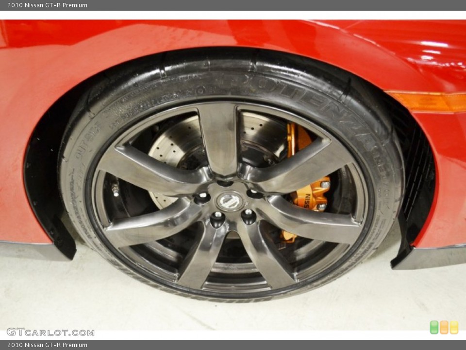 2010 Nissan GT-R Premium Wheel and Tire Photo #62062656