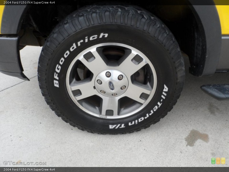 2004 Ford F150 FX4 SuperCrew 4x4 Wheel and Tire Photo #62064795