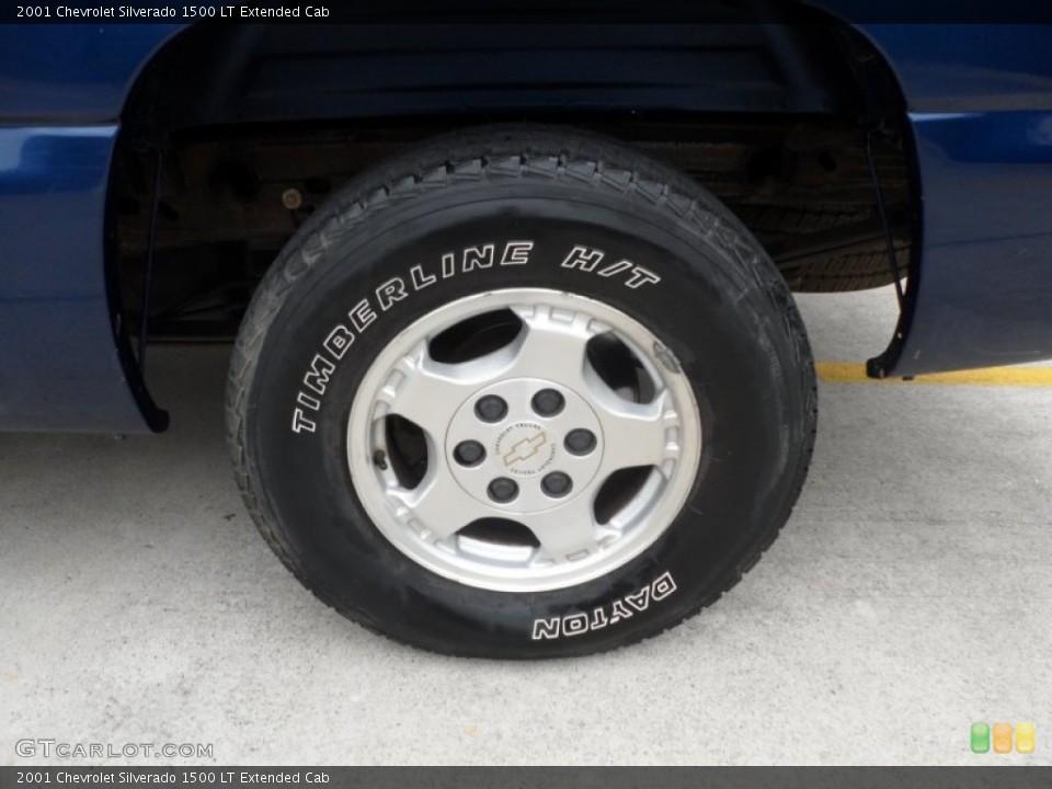 2001 Chevrolet Silverado 1500 LT Extended Cab Wheel and Tire Photo #62067003