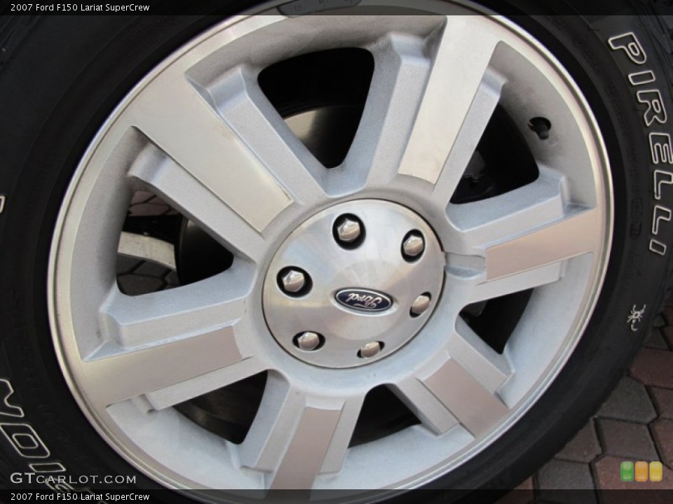 2007 Ford F150 Lariat SuperCrew Wheel and Tire Photo #62069025