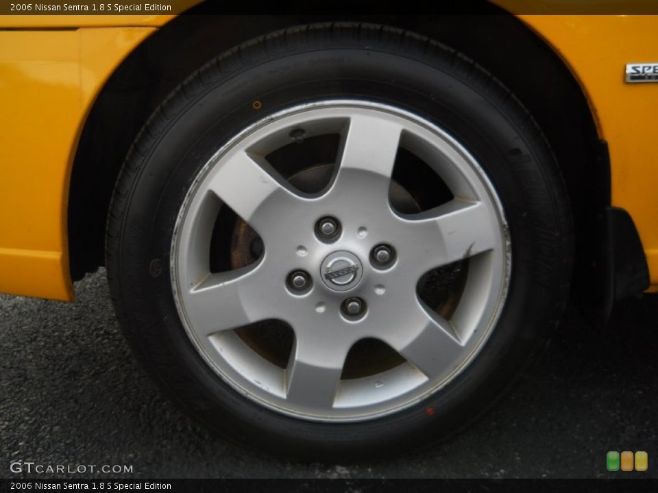 2006 Nissan Sentra 1.8 S Special Edition Wheel and Tire Photo #62085842