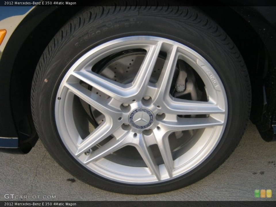 2012 Mercedes-Benz E 350 4Matic Wagon Wheel and Tire Photo #62099427