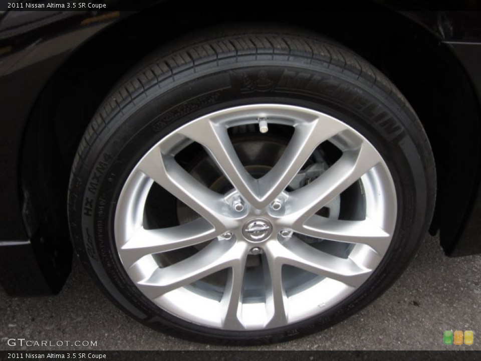 2011 Nissan Altima 3.5 SR Coupe Wheel and Tire Photo #62101566