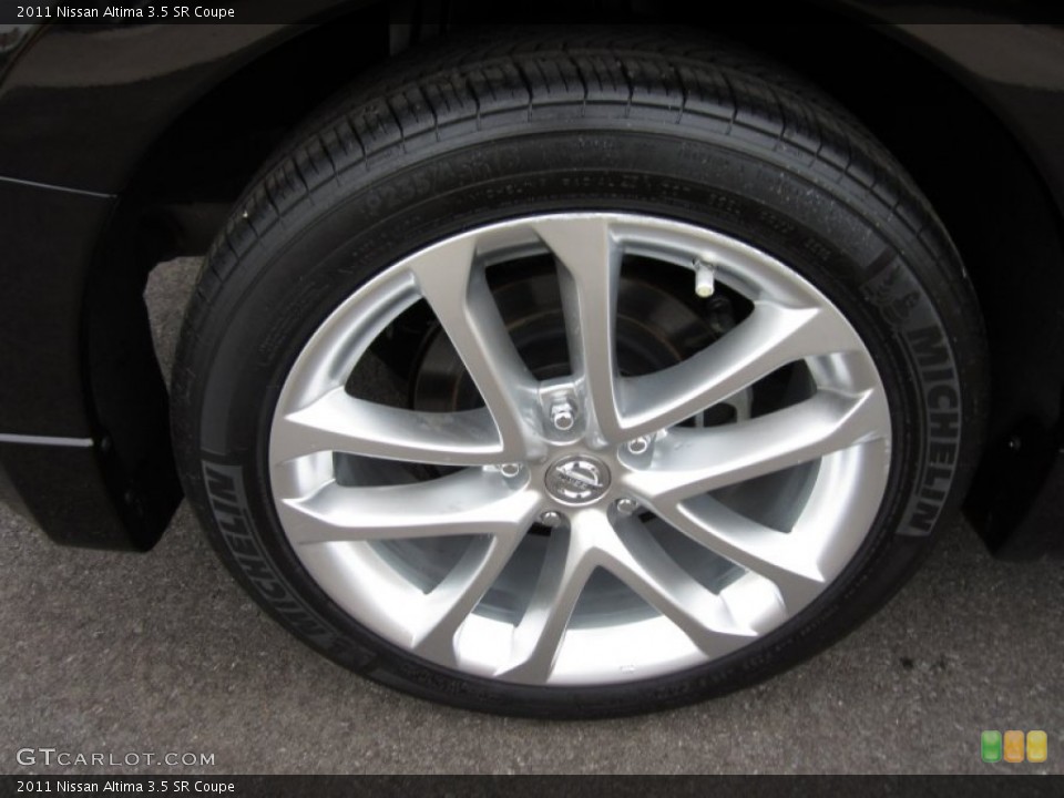 2011 Nissan Altima 3.5 SR Coupe Wheel and Tire Photo #62101575