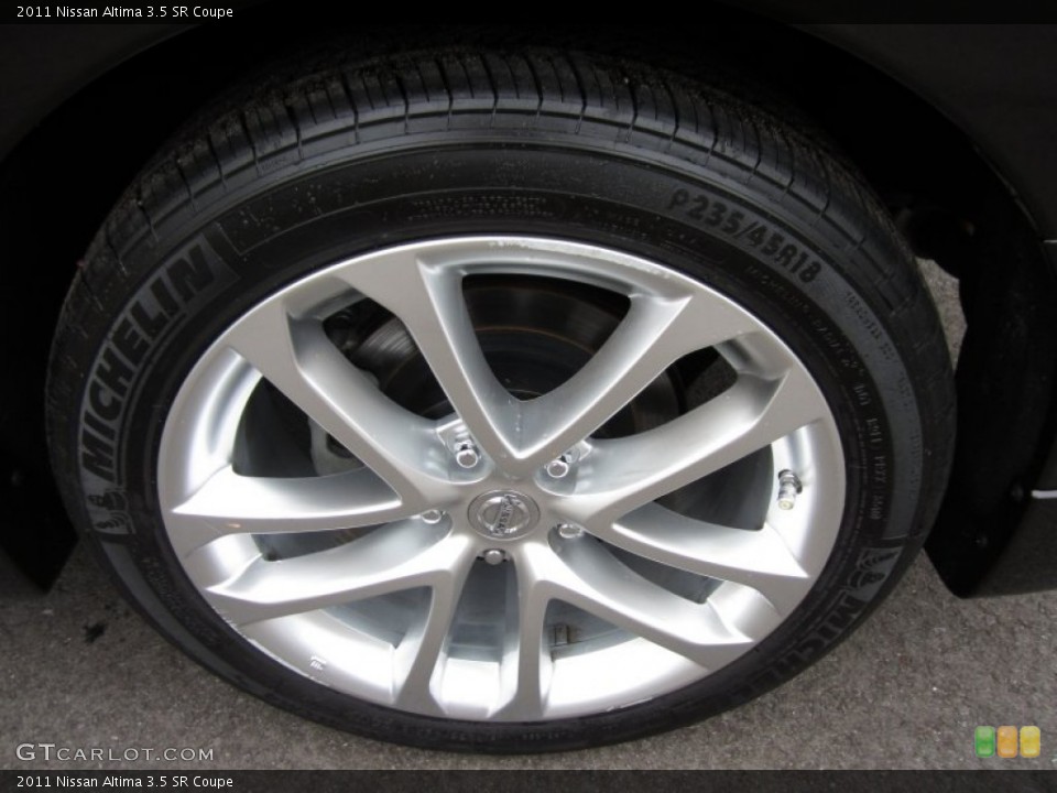 2011 Nissan Altima 3.5 SR Coupe Wheel and Tire Photo #62101584