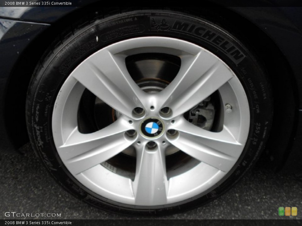 2008 BMW 3 Series 335i Convertible Wheel and Tire Photo #62104199