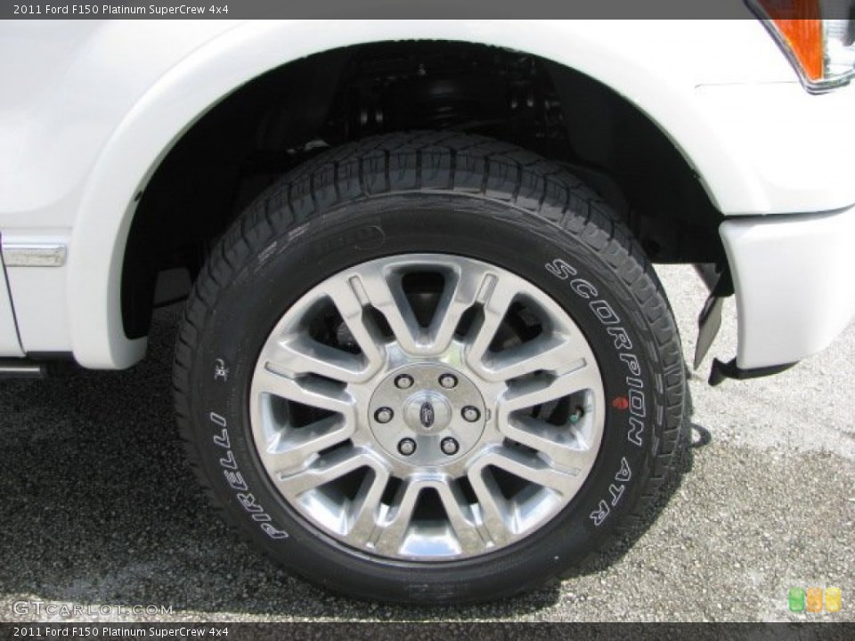 2011 Ford F150 Platinum SuperCrew 4x4 Wheel and Tire Photo #62104721