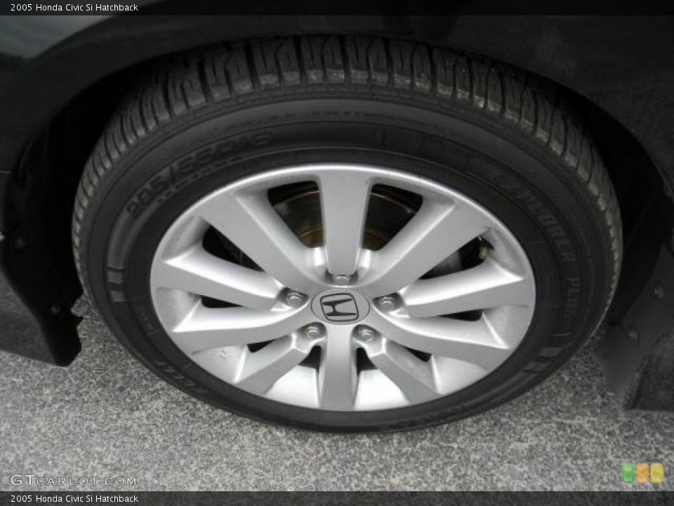 2005 Honda Civic Si Hatchback Wheel and Tire Photo #62107319