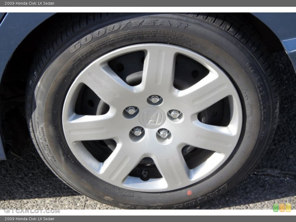 2009 Honda Civic LX Sedan Wheel and Tire Photo #62109323