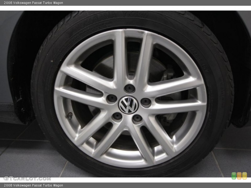 2008 Volkswagen Passat Turbo Wagon Wheel and Tire Photo #62115980