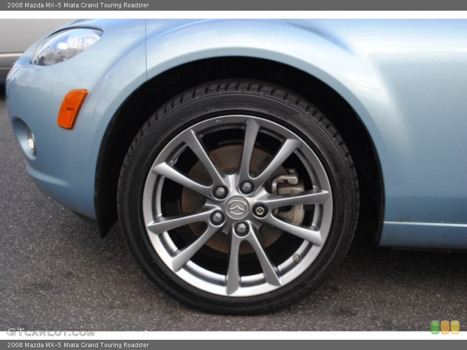 2008 Mazda MX-5 Miata Grand Touring Roadster Wheel and Tire Photo #62116568