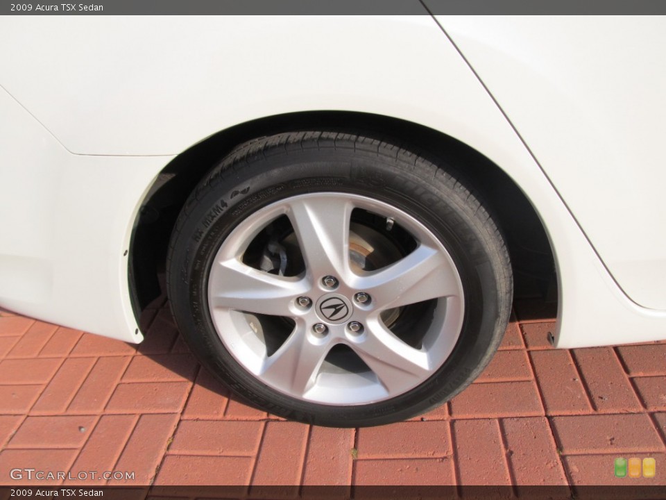 2009 Acura TSX Sedan Wheel and Tire Photo #62119694
