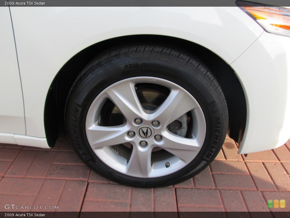 2009 Acura TSX Sedan Wheel and Tire Photo #62119703