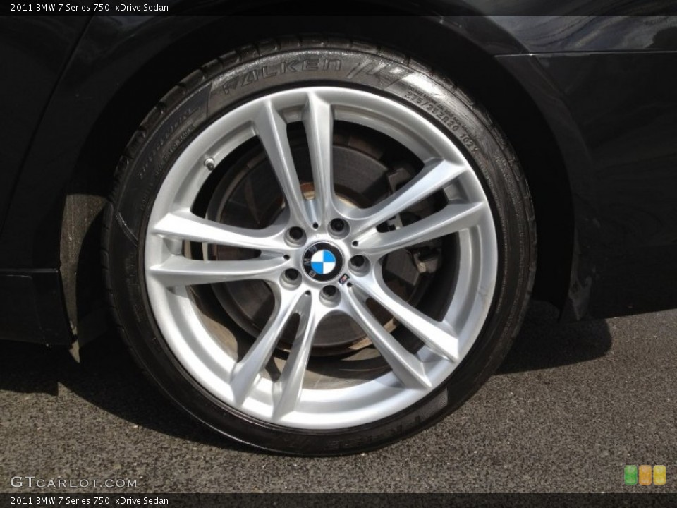 2011 BMW 7 Series 750i xDrive Sedan Wheel and Tire Photo #62119960