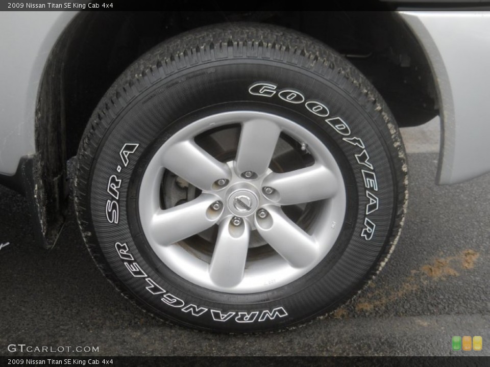 2009 Nissan Titan SE King Cab 4x4 Wheel and Tire Photo #62135464