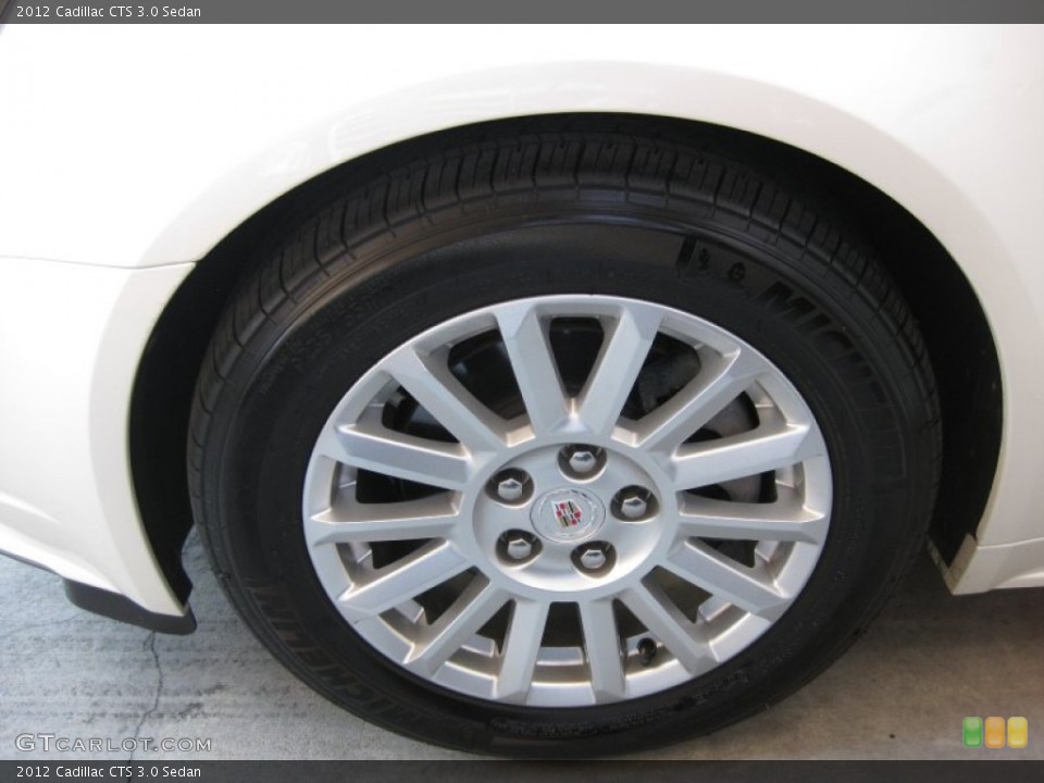 2012 Cadillac CTS 3.0 Sedan Wheel and Tire Photo #62158233