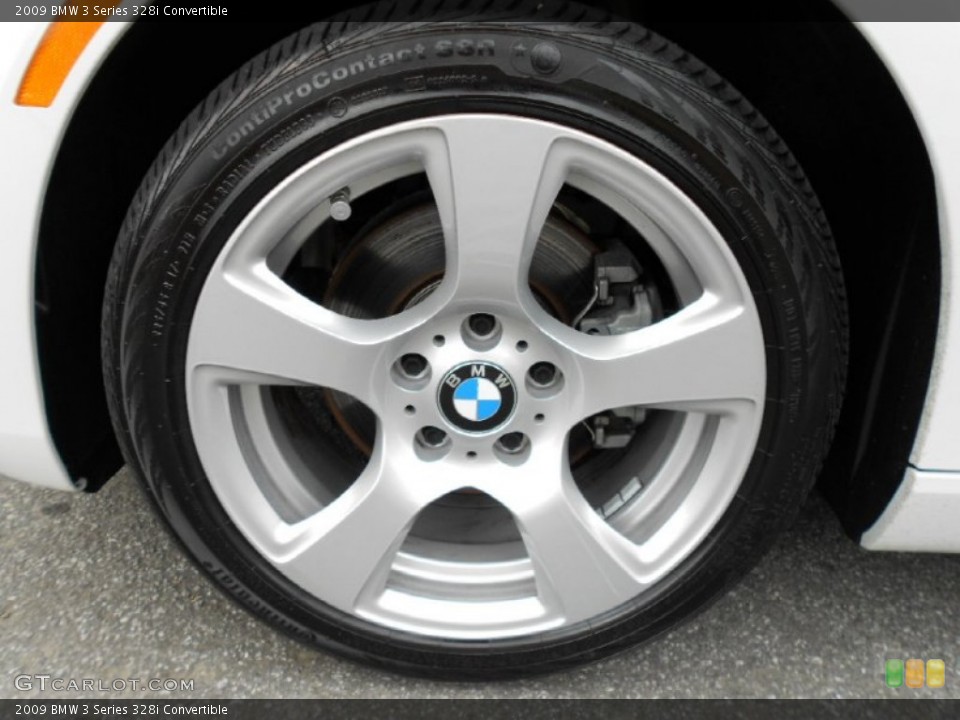 2009 BMW 3 Series 328i Convertible Wheel and Tire Photo #62166232