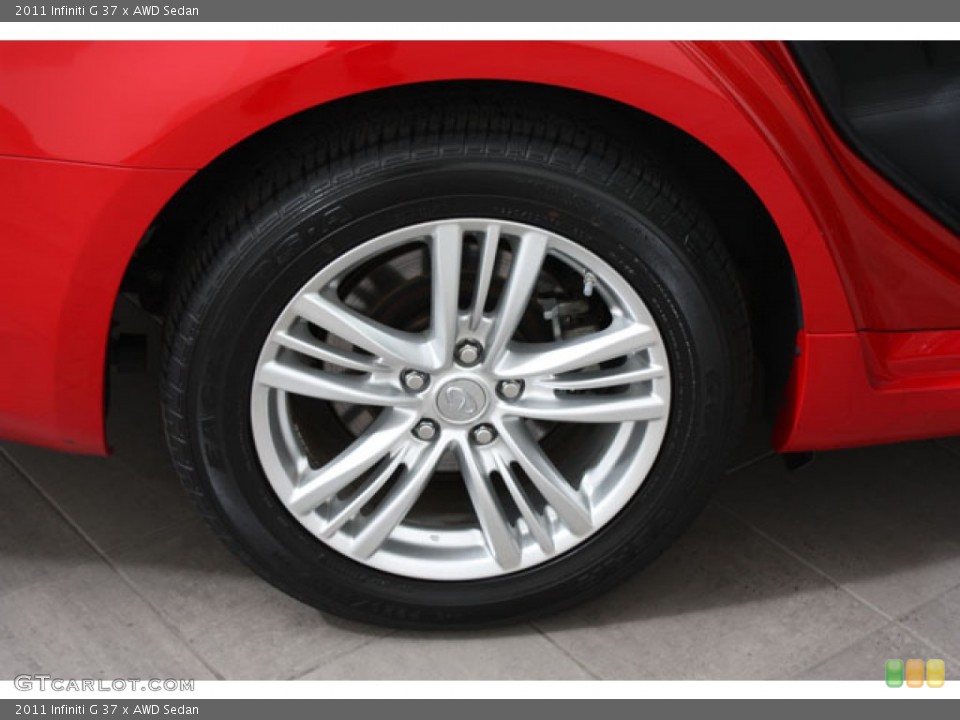 2011 Infiniti G 37 x AWD Sedan Wheel and Tire Photo #62173015
