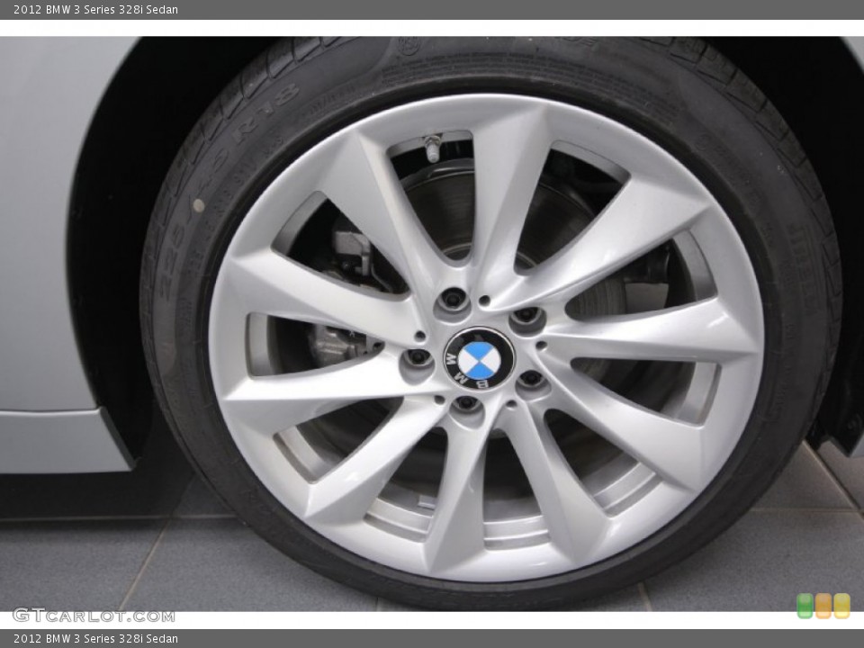 2012 BMW 3 Series 328i Sedan Wheel and Tire Photo #62174713