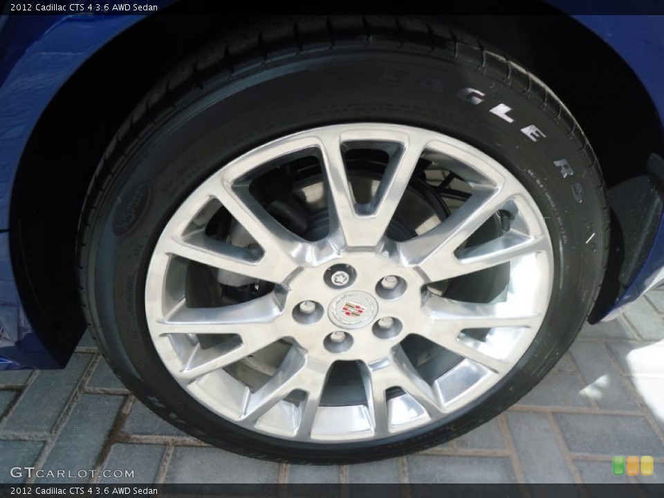 2012 Cadillac CTS 4 3.6 AWD Sedan Wheel and Tire Photo #62178637