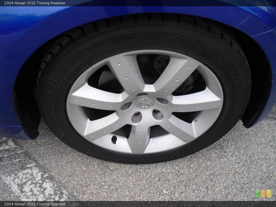 2004 Nissan 350Z Touring Roadster Wheel and Tire Photo #62182783