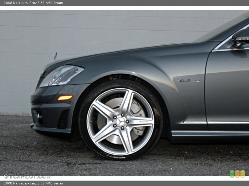 2008 Mercedes-Benz S 63 AMG Sedan Wheel and Tire Photo #62186050