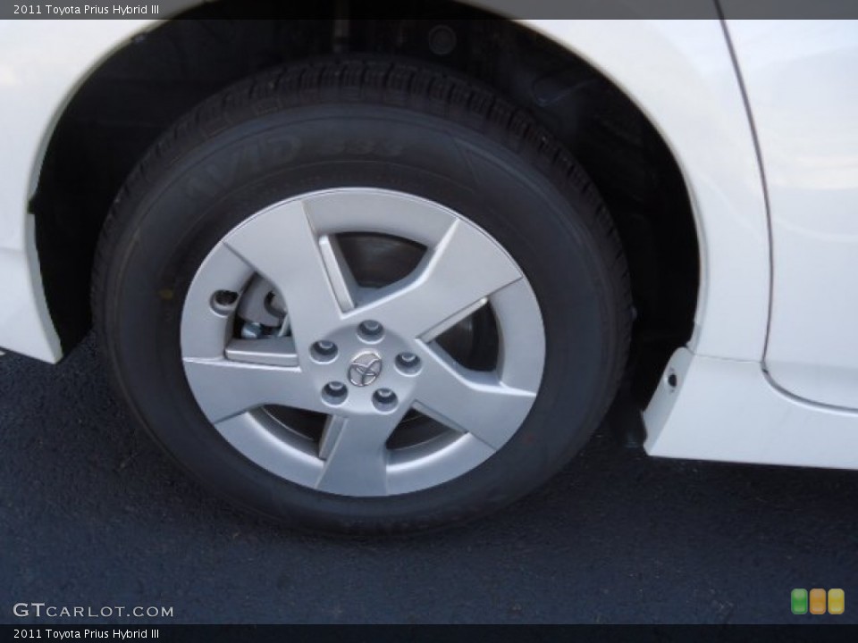 2011 Toyota Prius Hybrid III Wheel and Tire Photo #62194829