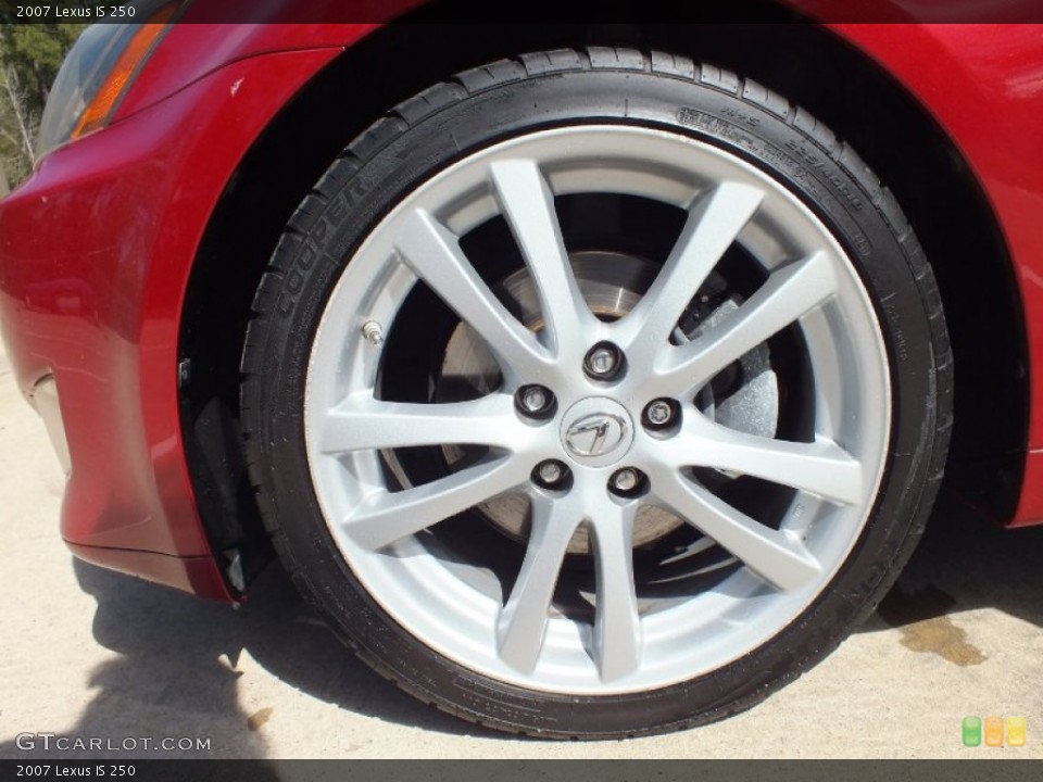 2007 Lexus IS 250 Wheel and Tire Photo #62195990