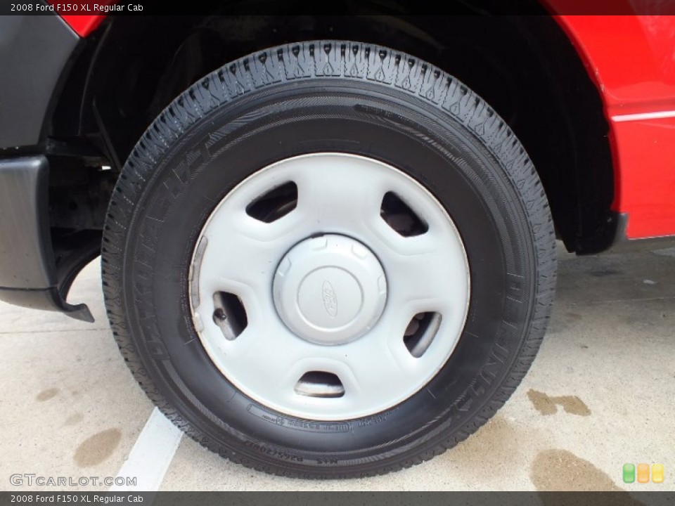 2008 Ford F150 XL Regular Cab Wheel and Tire Photo #62196398