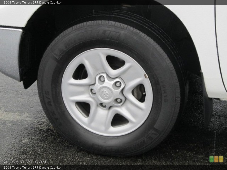2008 Toyota Tundra SR5 Double Cab 4x4 Wheel and Tire Photo #62200544