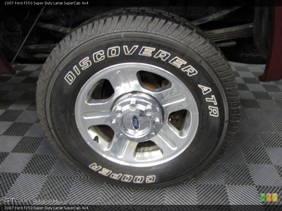 2007 Ford F350 Super Duty Lariat SuperCab 4x4 Wheel and Tire Photo #62211188