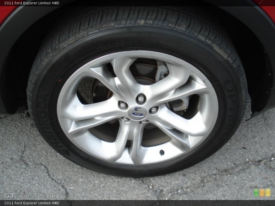 2011 Ford Explorer Limited 4WD Wheel and Tire Photo #62212310