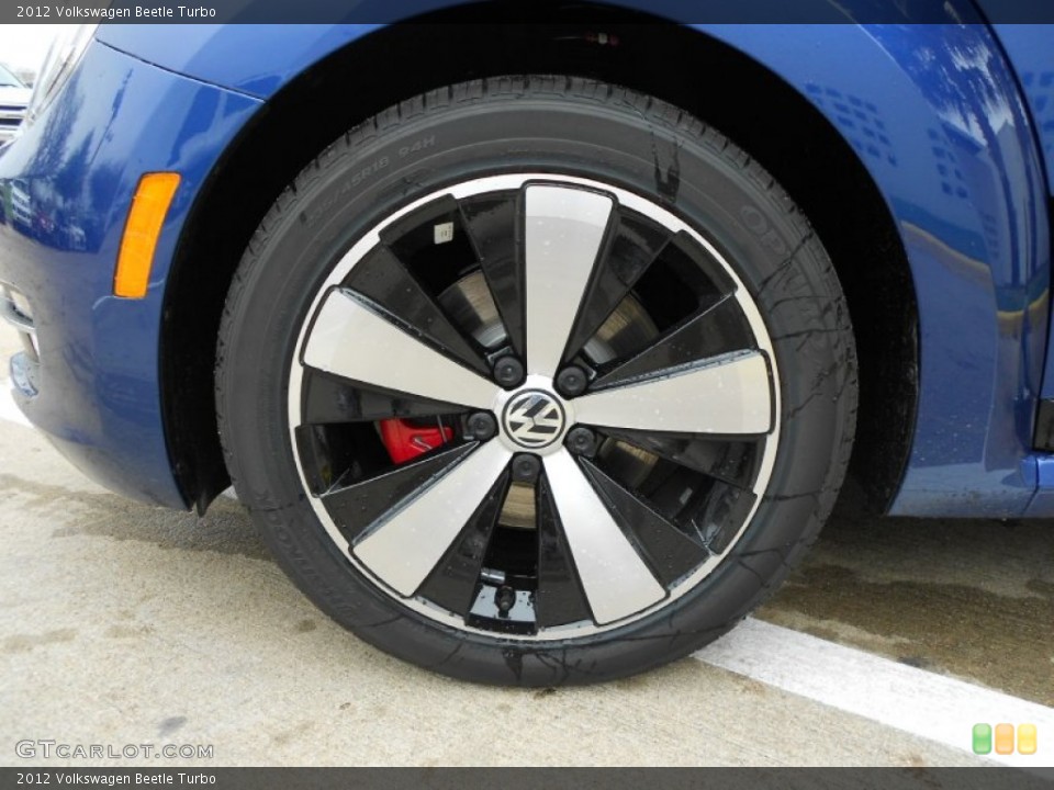 2012 Volkswagen Beetle Turbo Wheel and Tire Photo #62213963
