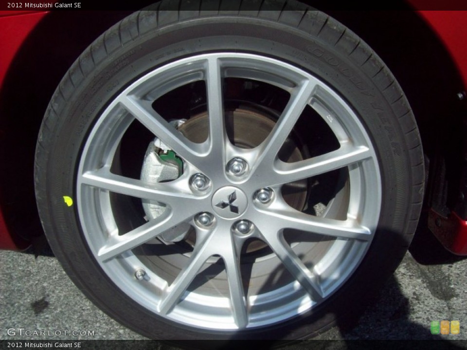 2012 Mitsubishi Galant SE Wheel and Tire Photo #62215135