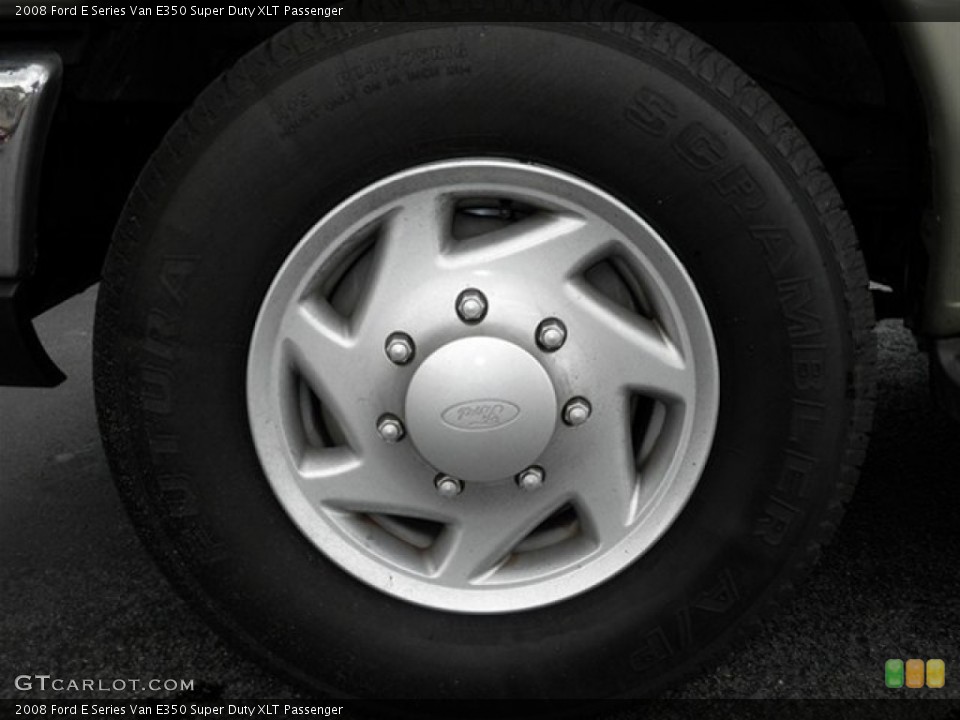 2008 Ford E Series Van E350 Super Duty XLT Passenger Wheel and Tire Photo #62215704