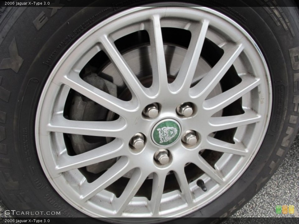 2006 Jaguar X-Type 3.0 Wheel and Tire Photo #62216556