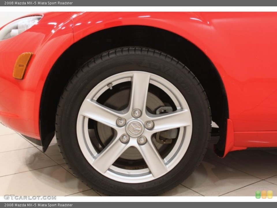 2008 Mazda MX-5 Miata Sport Roadster Wheel and Tire Photo #62218826