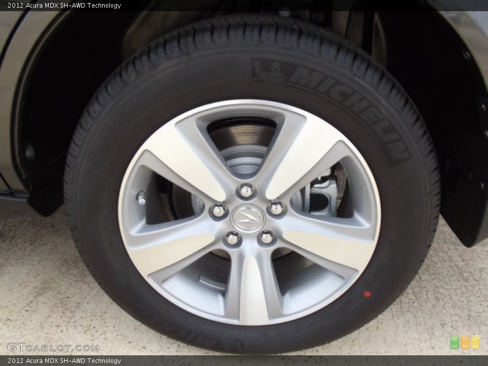 2012 Acura MDX SH-AWD Technology Wheel and Tire Photo #62226555