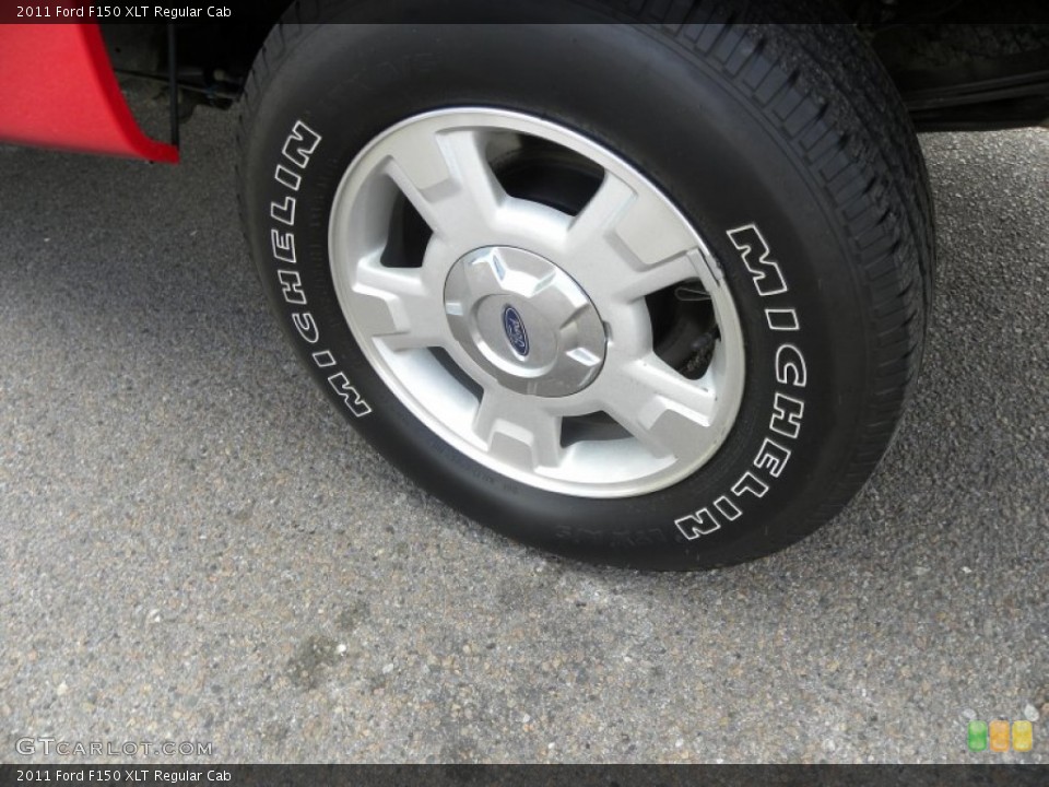 2011 Ford F150 XLT Regular Cab Wheel and Tire Photo #62235210