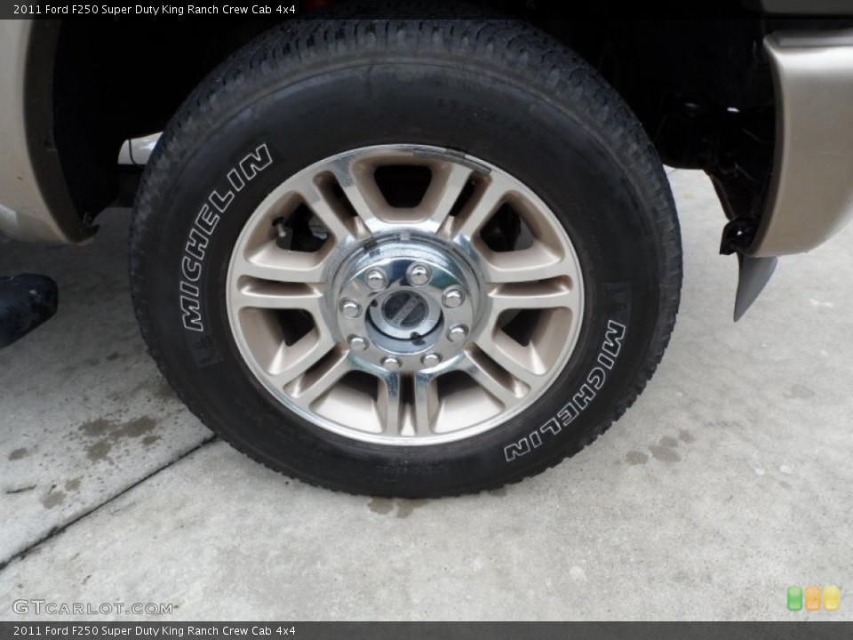 2011 Ford F250 Super Duty King Ranch Crew Cab 4x4 Wheel and Tire Photo #62240047