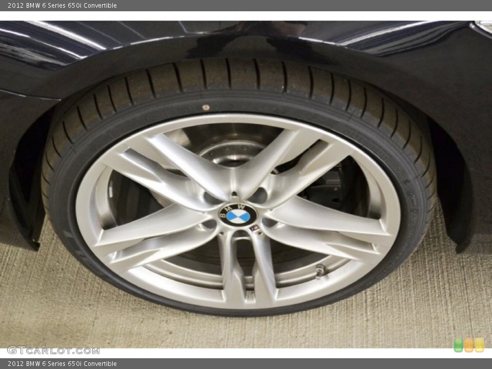 2012 BMW 6 Series 650i Convertible Wheel and Tire Photo #62244313