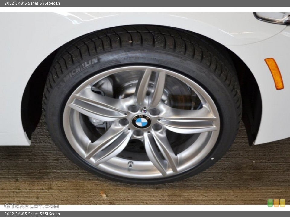 2012 BMW 5 Series 535i Sedan Wheel and Tire Photo #62244358