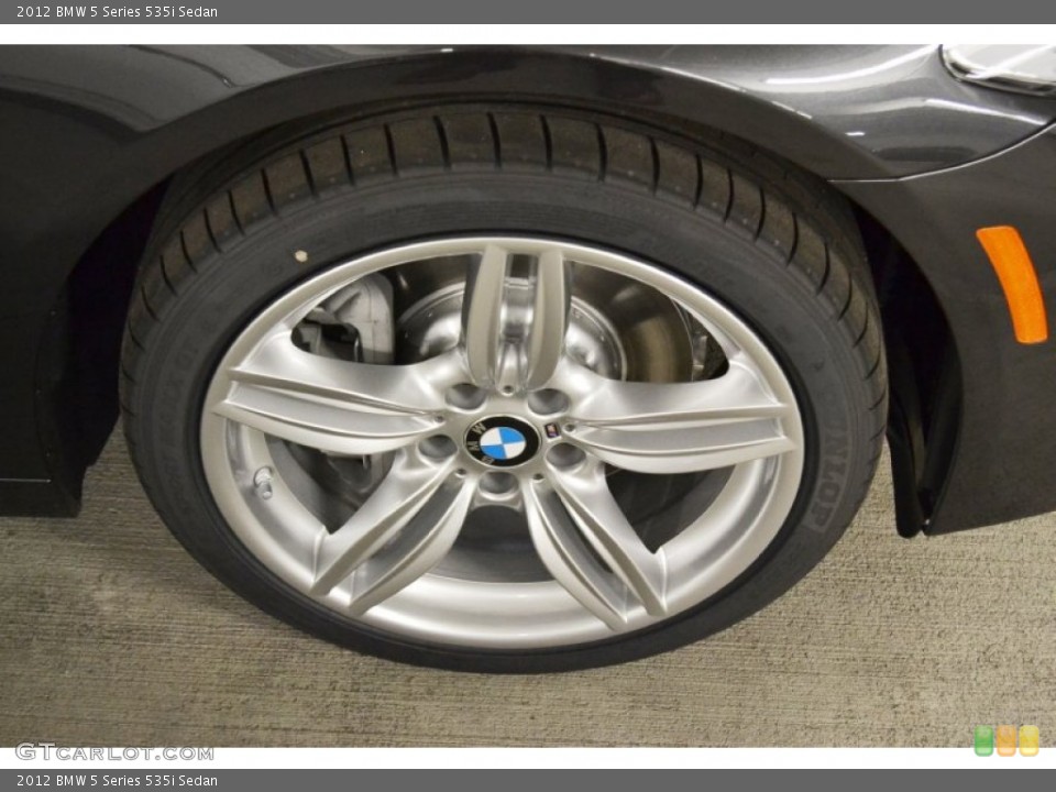 2012 BMW 5 Series 535i Sedan Wheel and Tire Photo #62244511