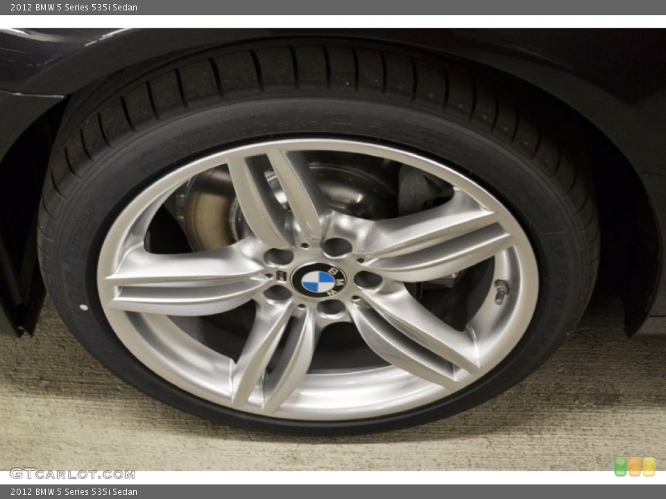 2012 BMW 5 Series 535i Sedan Wheel and Tire Photo #62244559