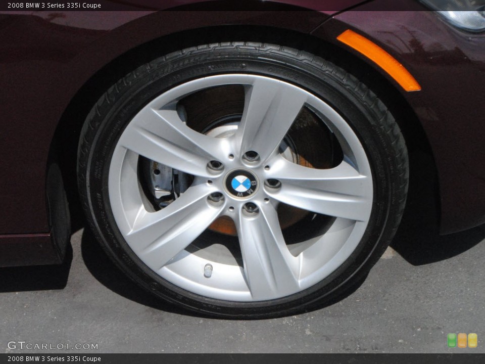 2008 BMW 3 Series 335i Coupe Wheel and Tire Photo #62245855