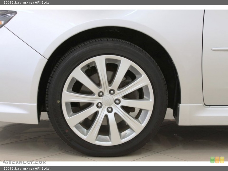 2008 Subaru Impreza WRX Sedan Wheel and Tire Photo #62254891