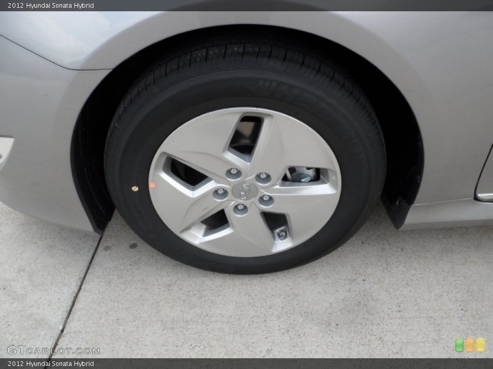 2012 Hyundai Sonata Hybrid Wheel and Tire Photo #62256760