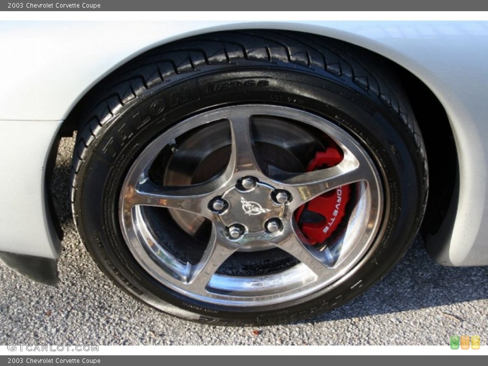 2003 Chevrolet Corvette Coupe Wheel and Tire Photo #62258719